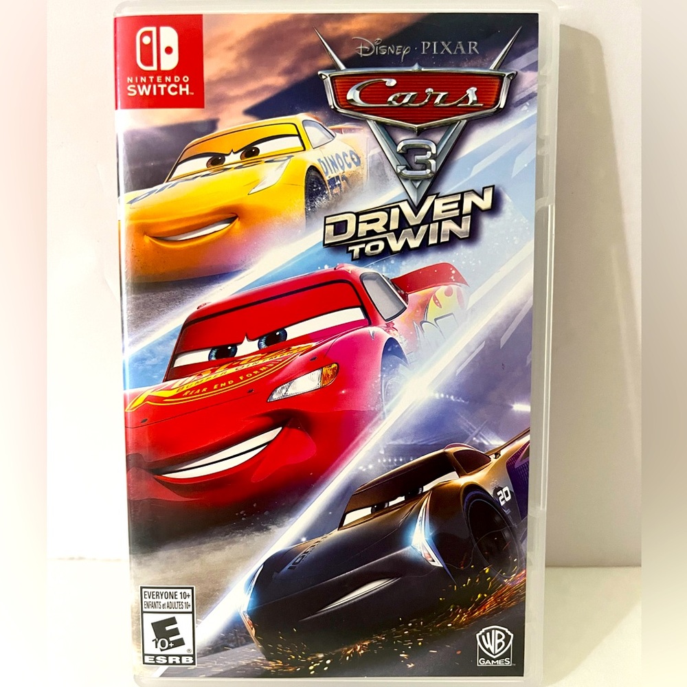 Nintendo Switch Cars 3: Driven to Win - Red, Yellow, Black
